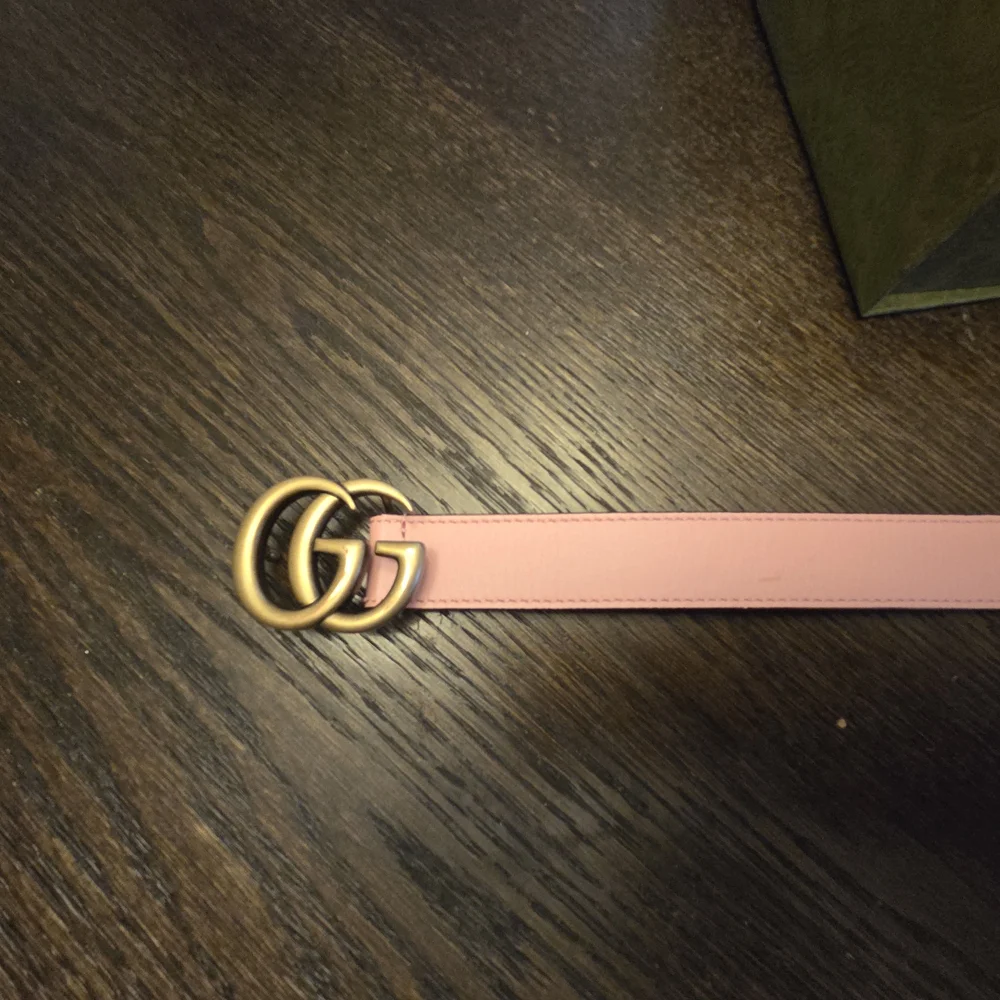 Gucci Beige Leather Belt